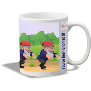 Noggin the Gnome Mug - walking